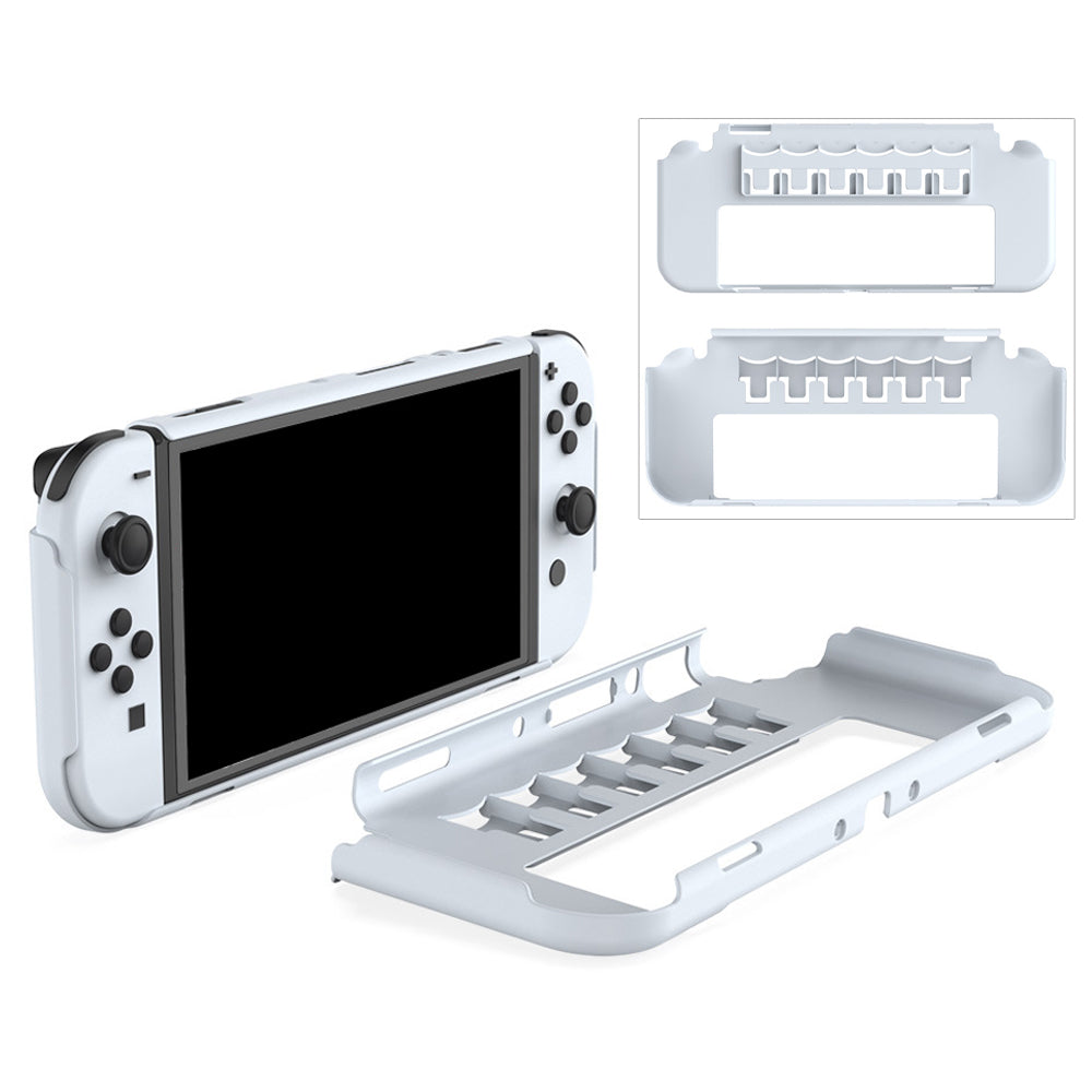 DOBE TNS-1141 Integrated Protective Shell with 6 Game Card Slots Full Protection Cover for Nintendo Switch OLED DOBE TNS-1141 Integrated Protective Shell with 6 Game Card Slots Full Protection Cover for Nintendo Switch OLED